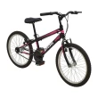 Bicicleta Polimet MTB Poli Podium Quadro 11/Aro 20 Preto/Rosa 7302