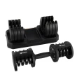 Dumbbell Halter Gallant Regulável Anilhas 19Kg Com Base Elite Pro (GDB20R0A-PT)